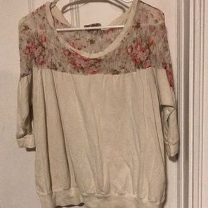 Floral Lace Sweater